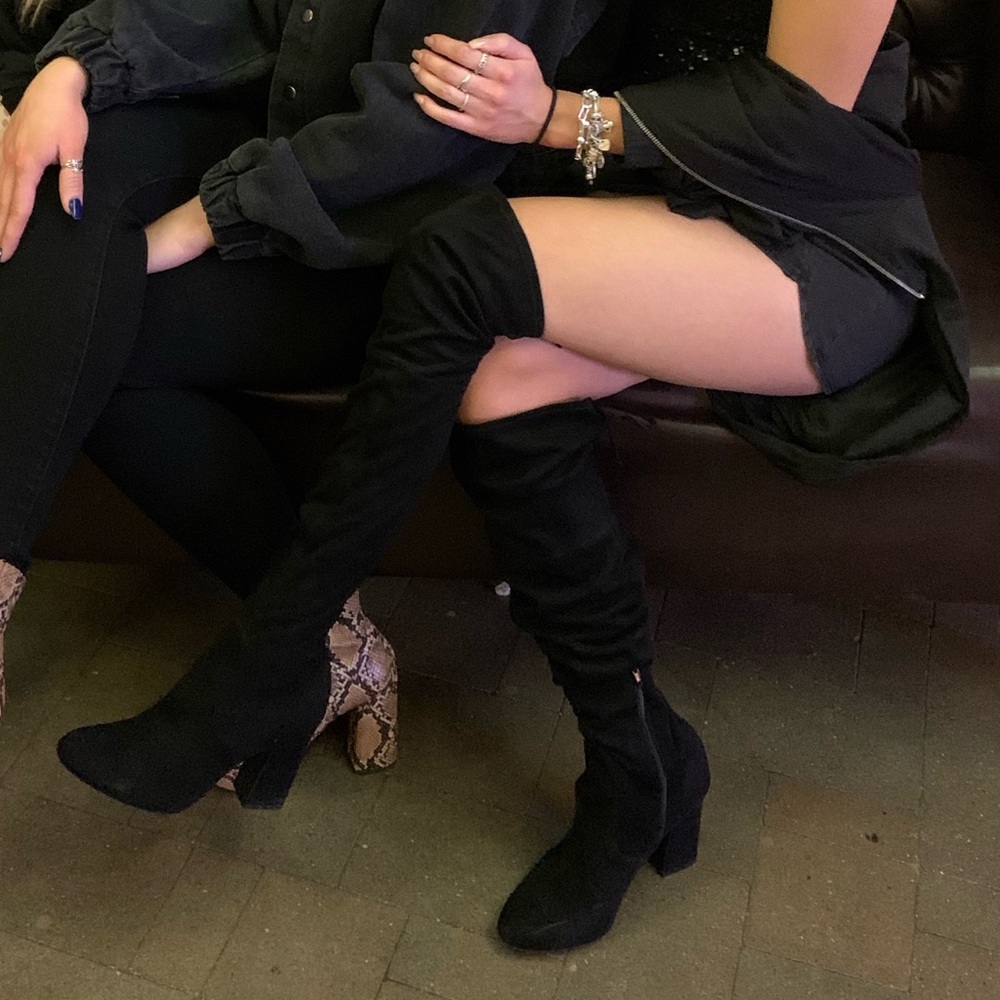 Knee high boots